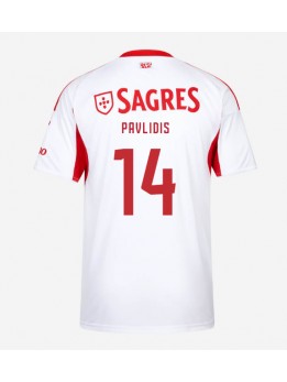Billige Benfica Vangelis Pavlidis #14 Tredjedrakt 2025-26 Kortermet